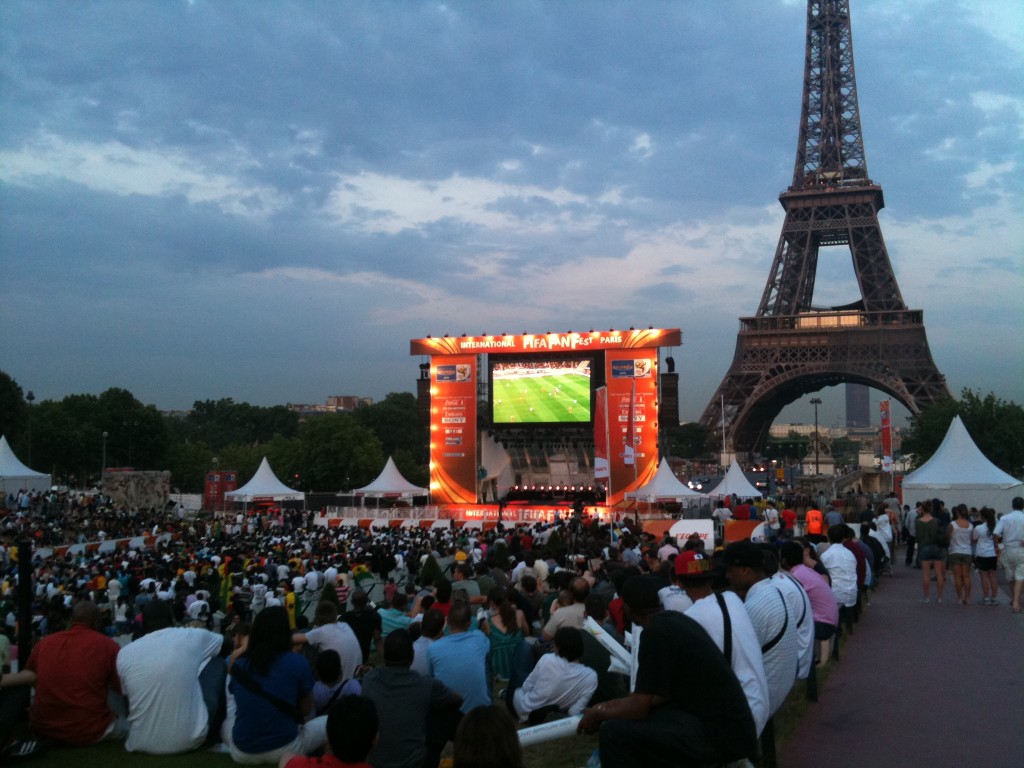 Watching the World Cup in Paris