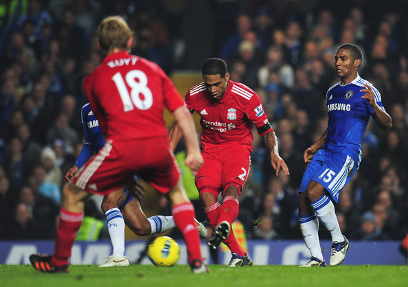 Glen Johnson Scores for Chelsea